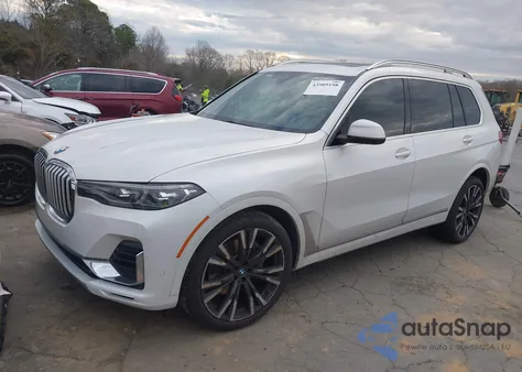 2021 BMW X7 xDrive40I из США, поврежденный, VIN 5UXCW2C07M9H53899